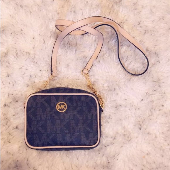 Michael Kors Handbags - Michael Kors Brown & Tan Fulton Crossbody Small